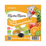 Hjerte Bjørn Frugtvingummi Exotisk Økologisk | 100 gr fra Hjerte Bjørn på Mecindo.dk