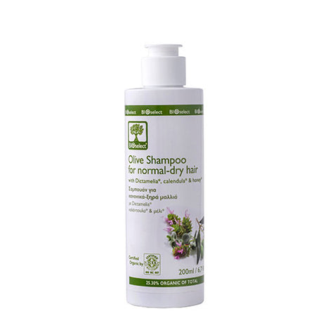 BIOselect Boliven Shampo Normal Tørt Hår Bioeco | 200 ml fra BIOselect på Mecindo.dk