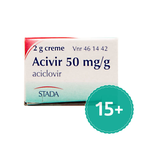 Acivir Creme Til Forkølelsessår | 2 gr fra Otinova på Mecindo.dk