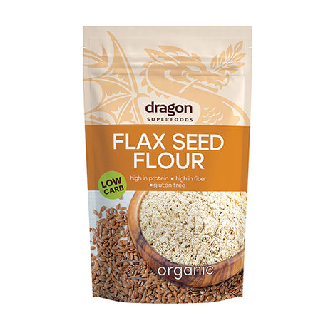 Dragon Superfoods Hørfrømel Økologisk | 200 gr fra Dragon Superfoods på Mecindo.dk