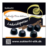 Lakridspoter Søde Sukkerfri | 90 gr fra Mecindo.dk på Mecindo.dk