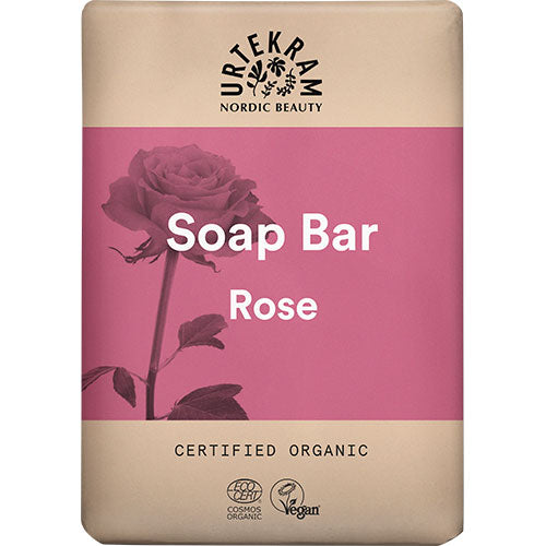 Urtekram Rose Soap Bar | 100 GR fra Urtekram på Mecindo.dk