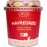 GRØD Havregrød m. mandler, frysetørrede hindbaer Økologisk & dadler | 67.9 gr fra GRØD på Mecindo.dk
