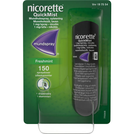 Nicorette QuickMist Freshmint fra Nicorette på Mecindo.dk