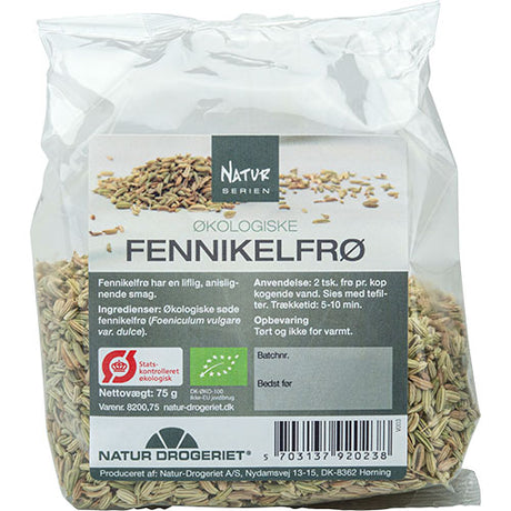 Natur-Drogeriet Fennikel Hele Frø Økologisk | 75 gr fra Natur-Drogeriet på Mecindo.dk