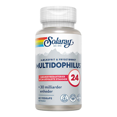 Solaray Multidophilus 24 | 60 kapsler fra Solaray på Mecindo.dk