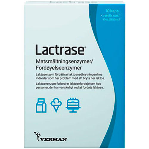 Verman Lactrase | 10 kapsler