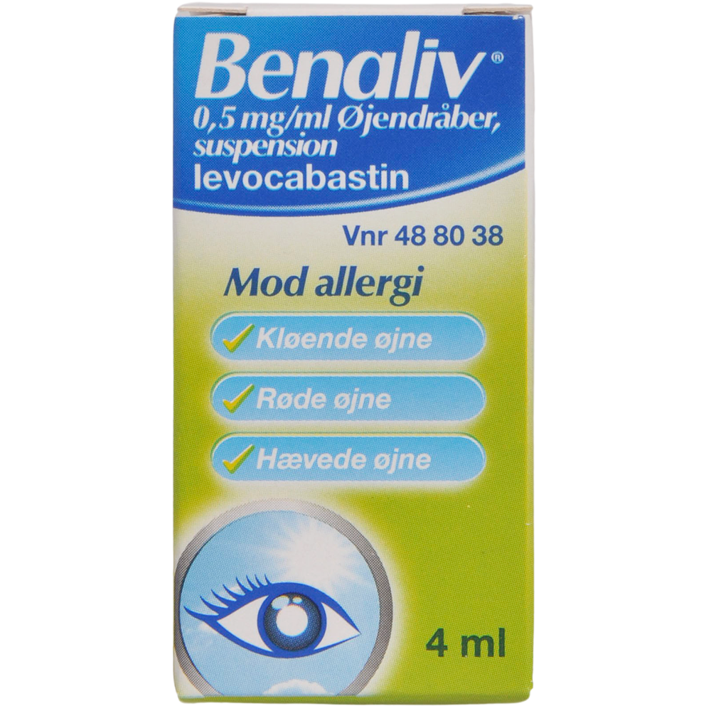 Benadryl & Benaday Benaliv Øjendråber | 4 ml