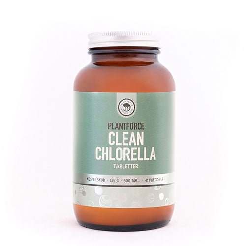Plantforce Chlorella | 500 Tabl. fra Plantforce på Mecindo.dk