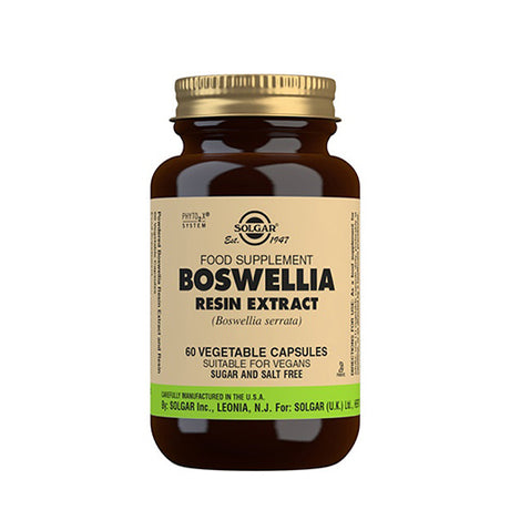 Solgar Boswellia Resin | 60 kapsler fra Solgar på Mecindo.dk