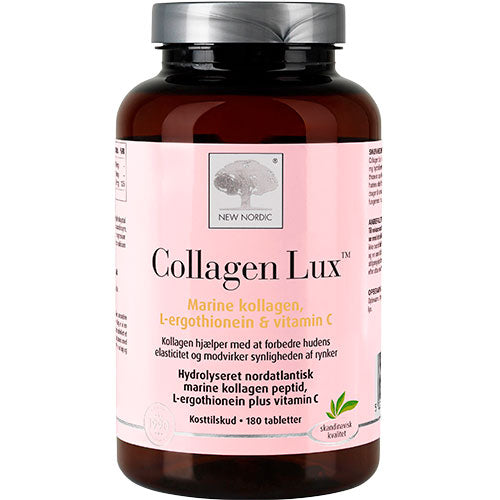 New Nordic Collagen Lux | 180 tabletter fra New Nordic på Mecindo.dk