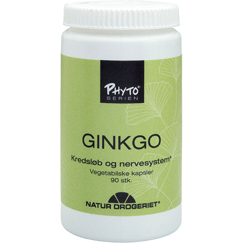 Phyto-serien Ginkgo | 90 Kapsler fra Natur-Drogeriet på Mecindo.dk