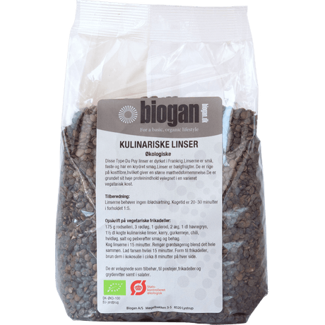 Biogan Økologiske Kulinariske Linser | 750 g fra Biogan på Mecindo.dk
