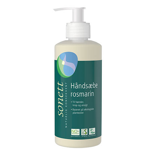 Sonett Håndsæbe Rosmarin | 300 ml fra Sonett på Mecindo.dk
