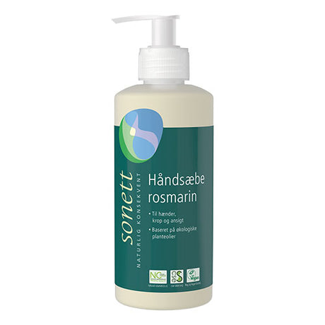 Sonett Håndsaebe Rosmarin | 300 ml fra Sonett på Mecindo.dk