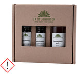 Urtegaarden Massagesæt basis 10 ml Lavendel,10ml muskelømhed+100 ml massageolie