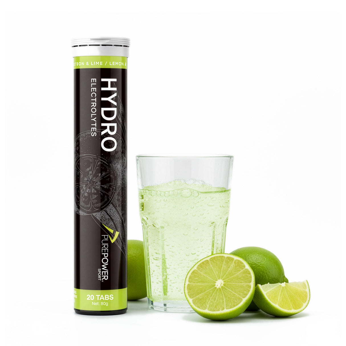 PurePower Hydro Elektrolytter | Citron Lime