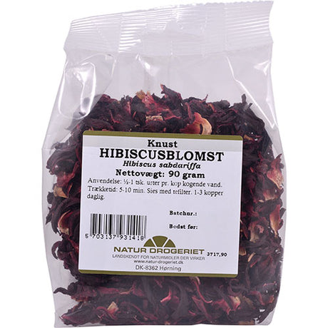 Natur-Drogeriet Hibiscusblomst Knust | 90 gr fra Natur-Drogeriet på Mecindo.dk