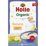 Holle Fuldkornsgrød Med Mælk Og Banan Økologisk | 250 gr fra Holle på Mecindo.dk