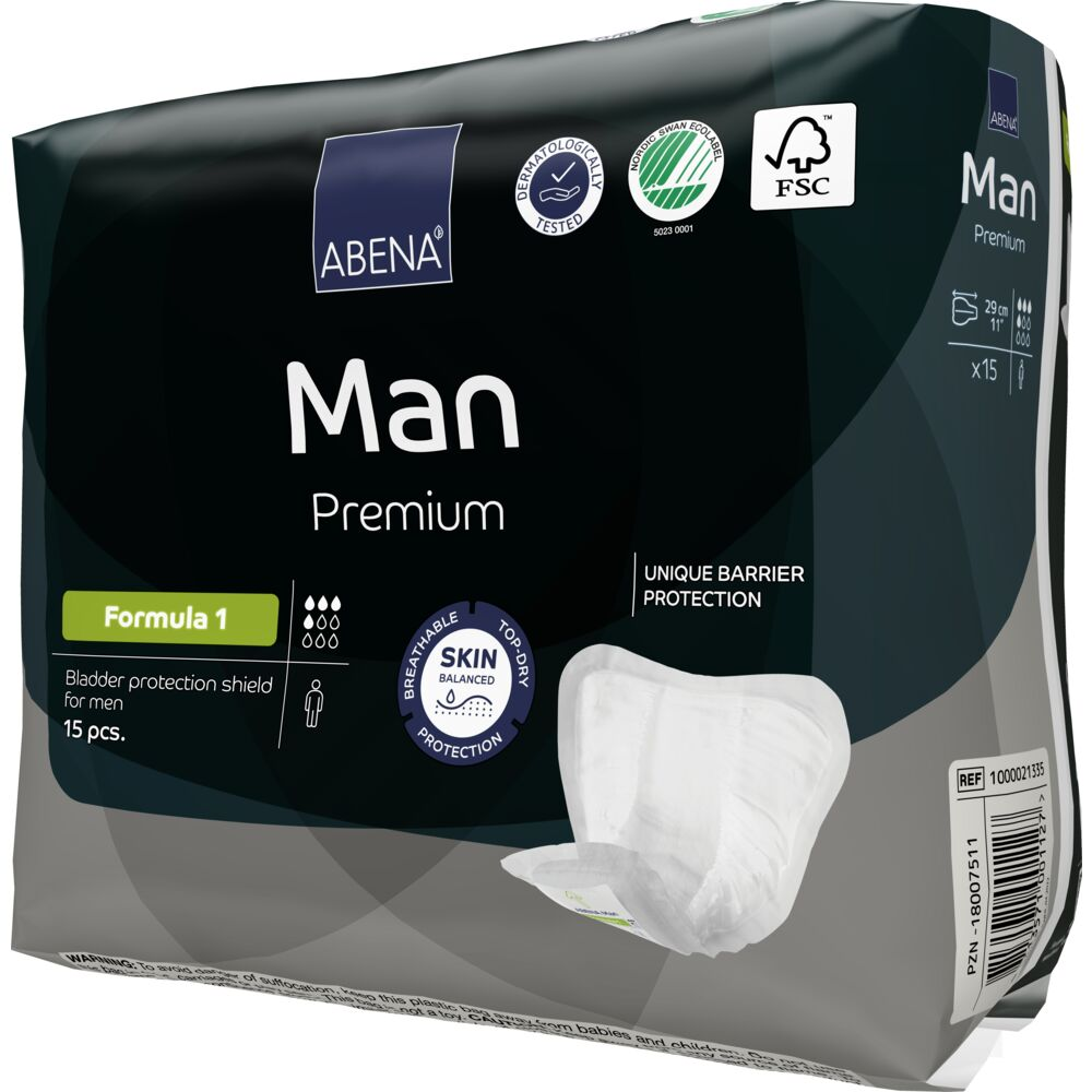 Abena Man Formula 1 | 15 stk fra Abena på Mecindo.dk