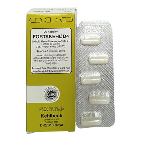 Fortakehl Kapsler D4 | 20 kapsler fra Mecindo.dk på Mecindo.dk