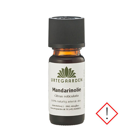Urtegaarden Mandarinolie | 10 ml fra Urtegaarden på Mecindo.dk