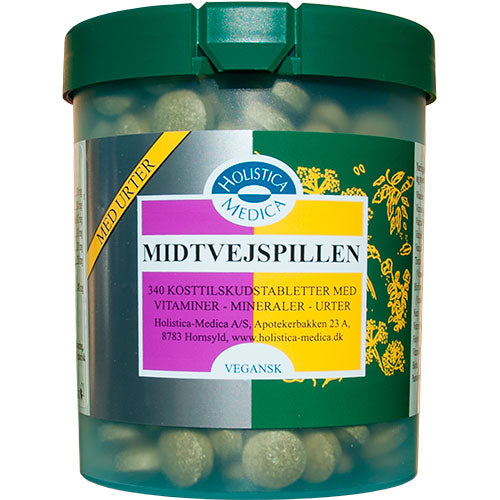 Holistica-Medica Midtvejspillen | 340 Tabl. fra Holistica-Medica på Mecindo.dk