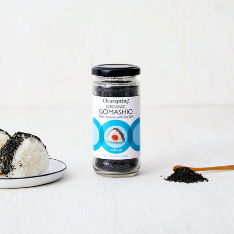 Clearspring Gomashio Sort Sesam M. Havsalt Økologisk | 100 gr fra Clearspring på Mecindo.dk