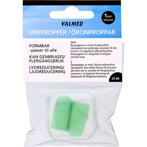 Valmed Ørepropper 1 Par fra Mecindo.dk på Mecindo.dk