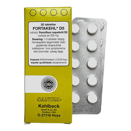 Sanum Fortakehl Tabletter D5 | 20 Tabl. fra Sanum på Mecindo.dk