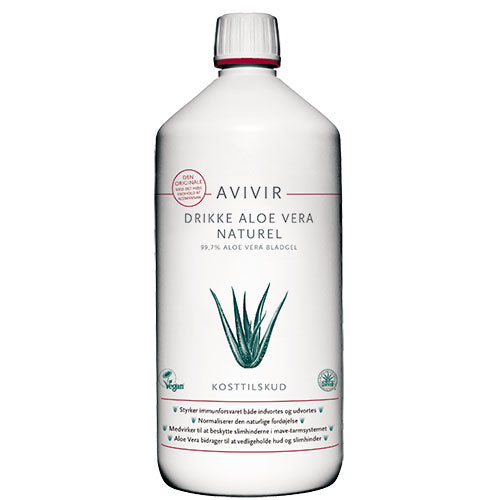 Avivir Aloe Vera Drikke Naturel | 1 ltr fra Avivir på Mecindo.dk