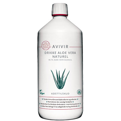Avivir Aloe Vera Drikke Naturel | 1 ltr fra Avivir på Mecindo.dk