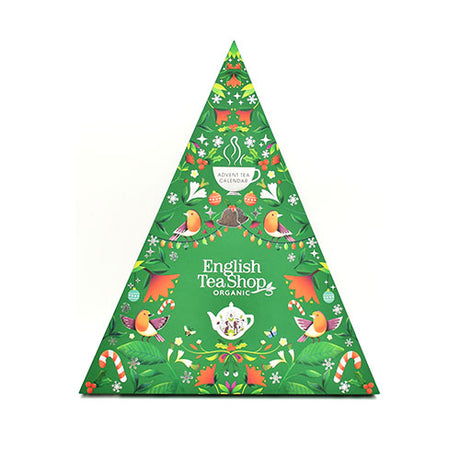 English Tea Shop Triangular Tejulekalender Grøn Økologisk | 25 br fra English Tea Shop på Mecindo.dk