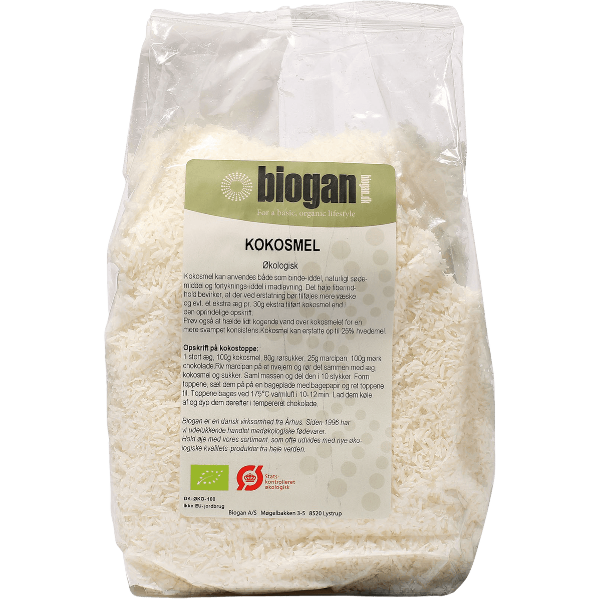 Biogan Økologisk Kokosmel | 500 g