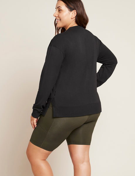 Boody Women´s Weekend Crew Pullover Sort | Str. S fra Boody på Mecindo.dk