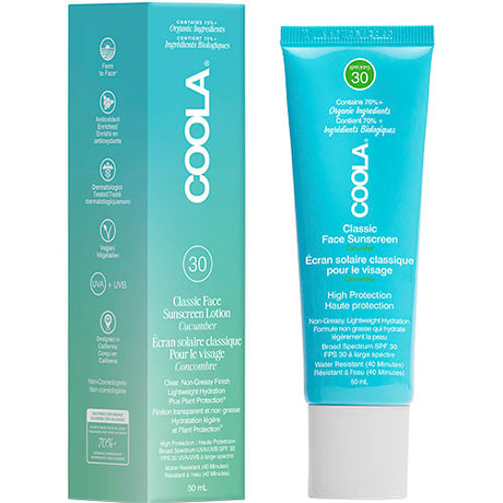 Coola Classic Face Solcreme SPF 30 Cucumber | 50 ml
