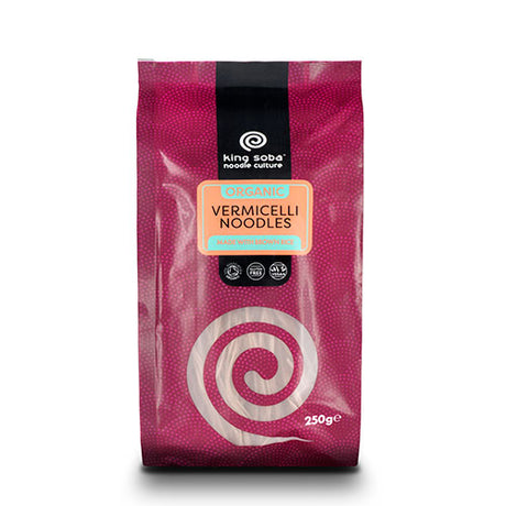 King Soba Vermicelli Nudler Glutenfri Økologisk | 250 gr fra King Soba på Mecindo.dk