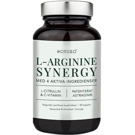 Nordbo L-Arginine Synergy | 90 kapsler fra NORDBO på Mecindo.dk