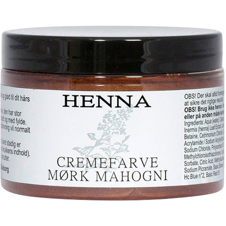 Henna Hårfarve Creme (140 ml) | Mørk Mahogni fra Henna på Mecindo.dk