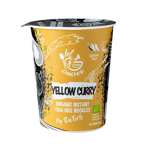 ONOFF SPICES Instant Nudelsuppe Gul Karry Økologisk | 75 gr fra ONOFF SPICES på Mecindo.dk