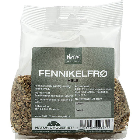 Natur-Drogeriet Fennikelfrø Hele | 100 gr fra Natur-Drogeriet på Mecindo.dk