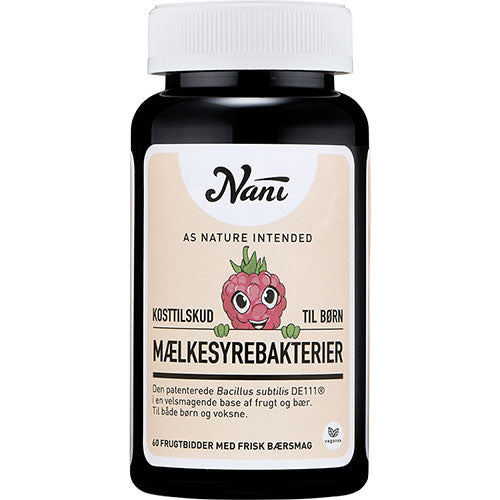 Nani Mælkesyrebakterier Til Børn | 60 gummies fra Nani på Mecindo.dk