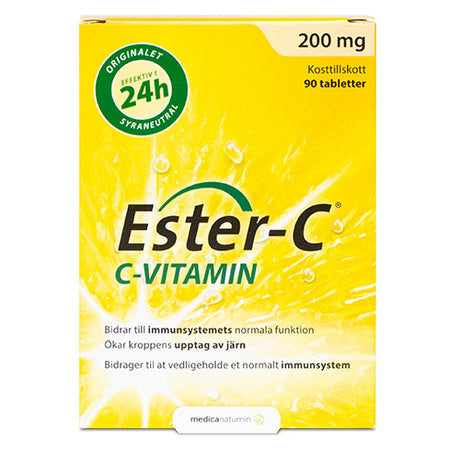 Ester - C Ester-c 200 Mg | 90 Tabl. fra Ester - C på Mecindo.dk