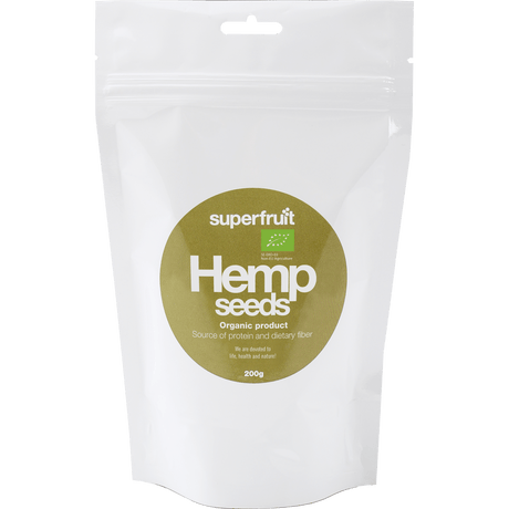 Superfruit Hampe Frø Afskallede Økologisk | 200 g