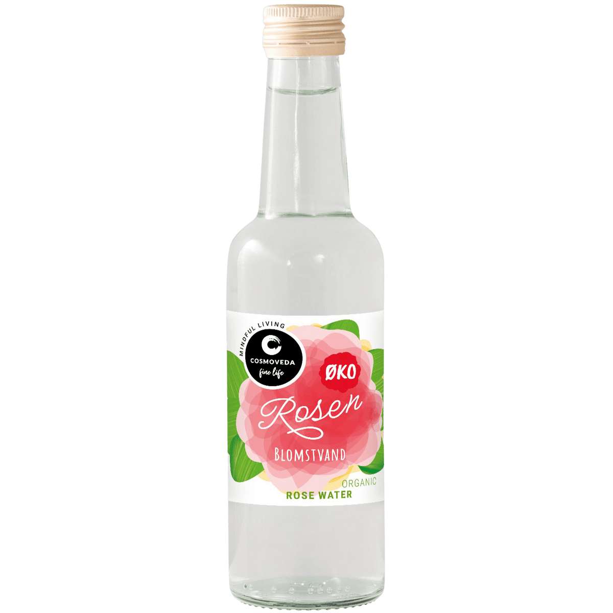 Cosmoveda Rosenblomstvand Økologisk | 250 ml