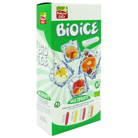Finestra Cielo Ice Pops Multifruit (10 stk) Økologisk | 400 ml fra Finestra Cielo på Mecindo.dk