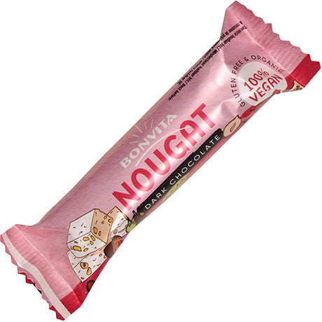 BonVita Chokoladebar Mørk M. Nougat Økologisk | 40 gr fra BonVita på Mecindo.dk
