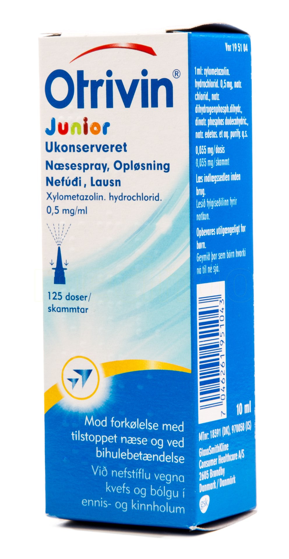 Otrivin Junior Ukonserveret Næsespray 10 ml
