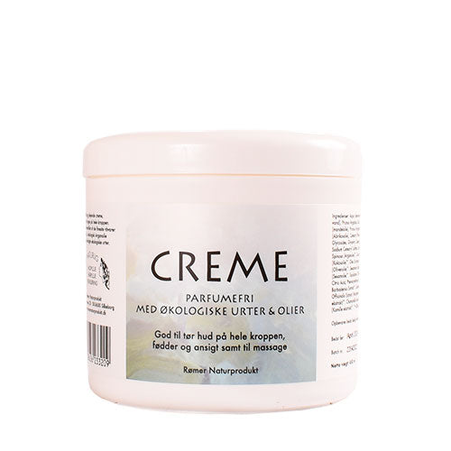 Rømer Creme Parfumefri M. Økologiske Urter & Olier | 450 ml fra Rømer på Mecindo.dk