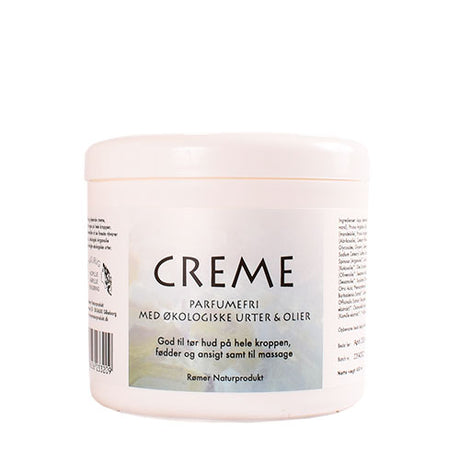 Rømer Creme Parfumefri M. Økologiske Urter & Olier | 450 ml fra Rømer på Mecindo.dk